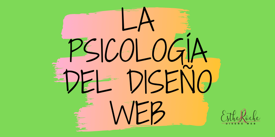 la PSICOLOGÍA DEL DISEÑO WEB
